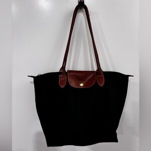 Black Longchamp Tote